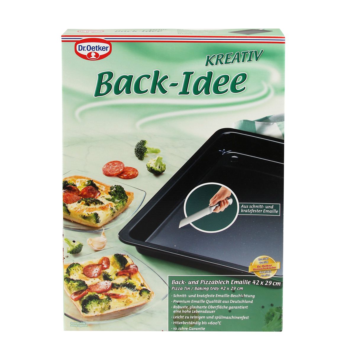 Plat cuisson pizza au four Dr Oetker Back-Idee Kreativ Dr. Oetker - Mathon - 6