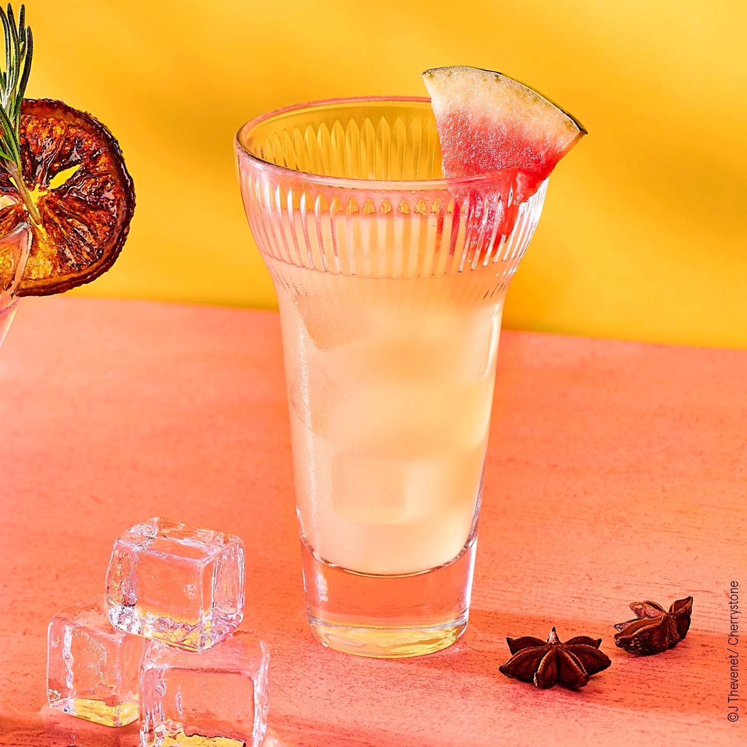 Lot de 6 verres à Pastis FANNY CALANQUES Strié haut La Rochère - Mathon - 2