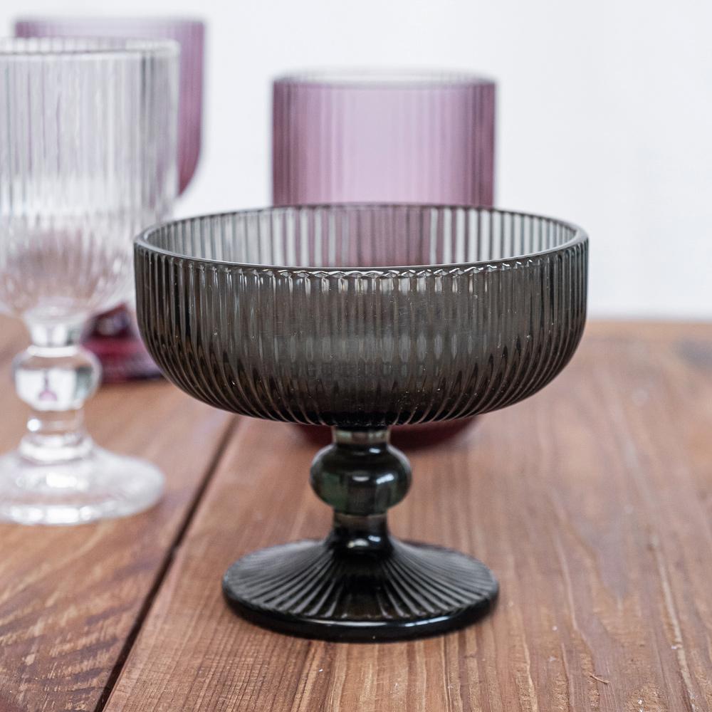 Boite de 6 coupes à glace 35 cl dolce gris Table passion - Mathon - 2