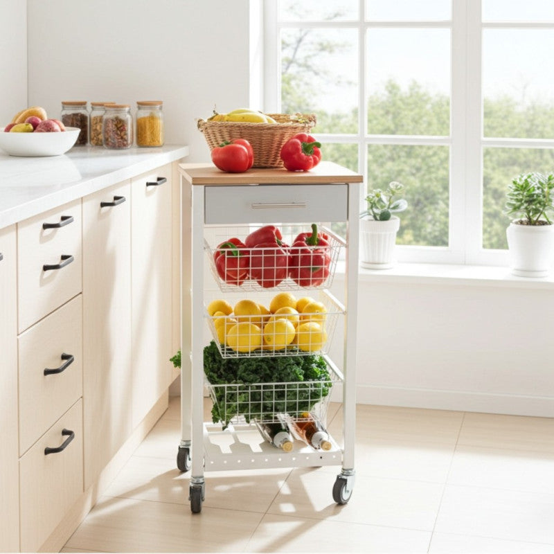 Chariot de cuisine onda effet latté Don Hierro - Mathon - 2