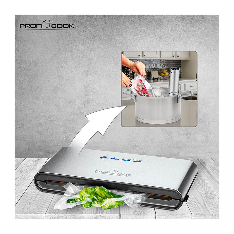 Appareil de mise sous vide et soude sac inox Proficook PC-VK 1080 Proficook - Mathon - 3