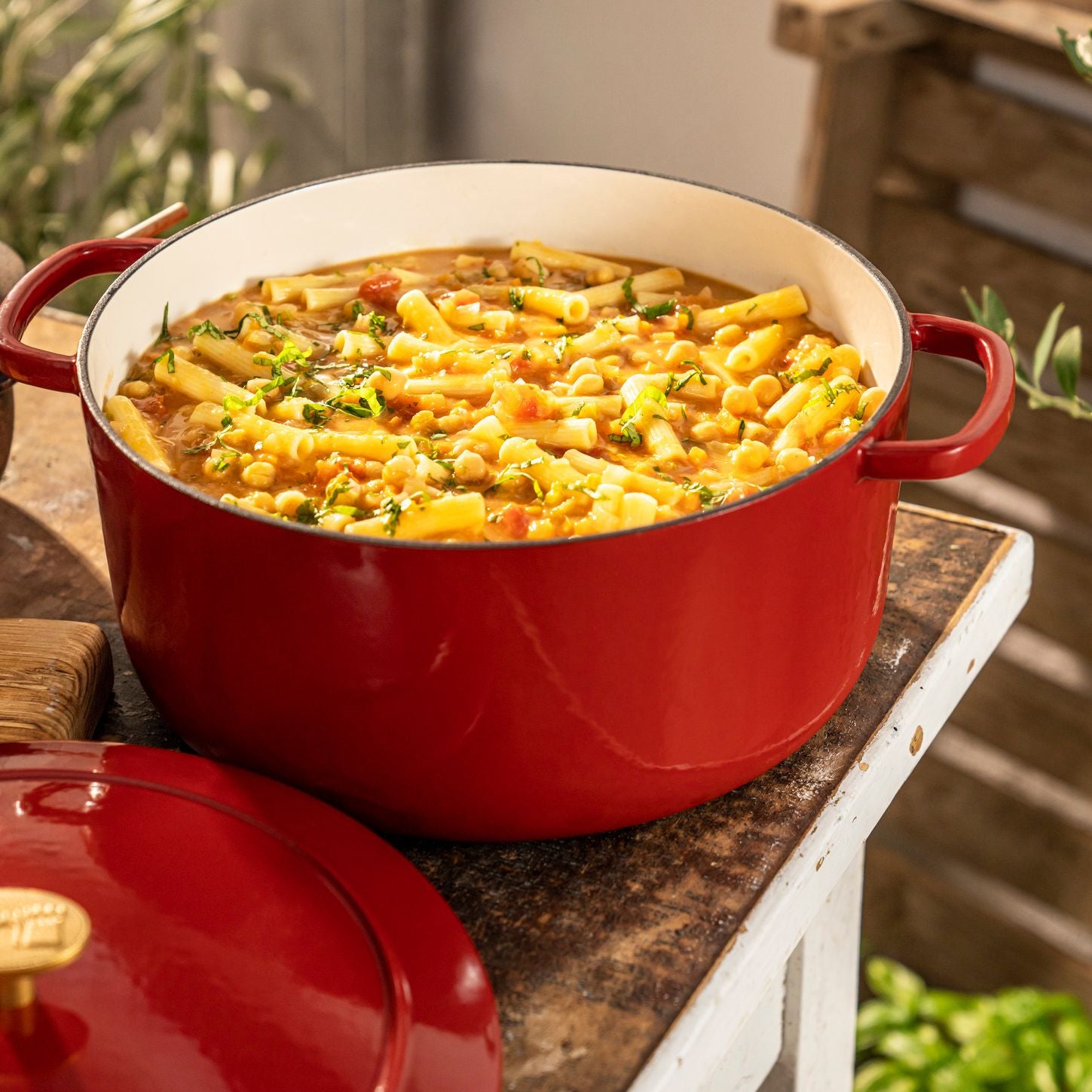 Cocotte Ballarini 28 cm, Rond(e), Rouge, Fonte Ballarini - Mathon - 2