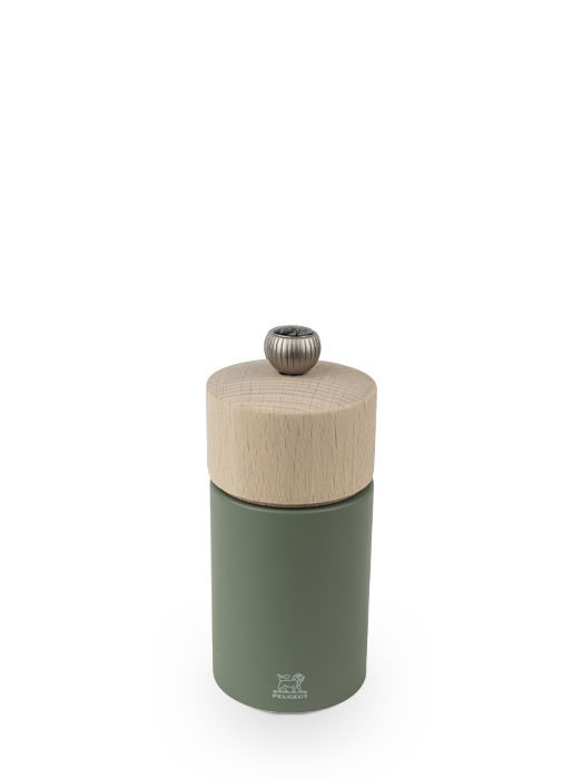 Boreal Moulin à poivre manuel en bois, vert fougère, 12 cm Peugeot - Mathon - 1