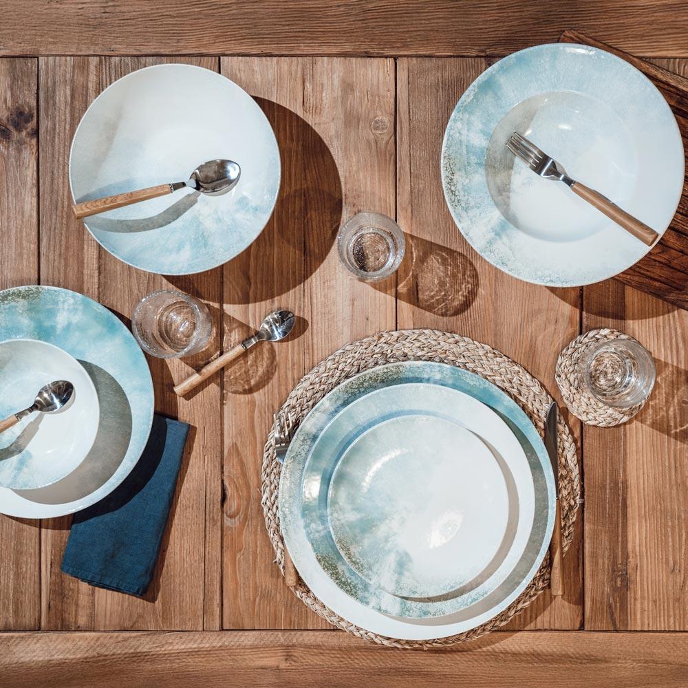 Assiette creuse Islande 22 cm (lot de 6) Table passion - Mathon - 4