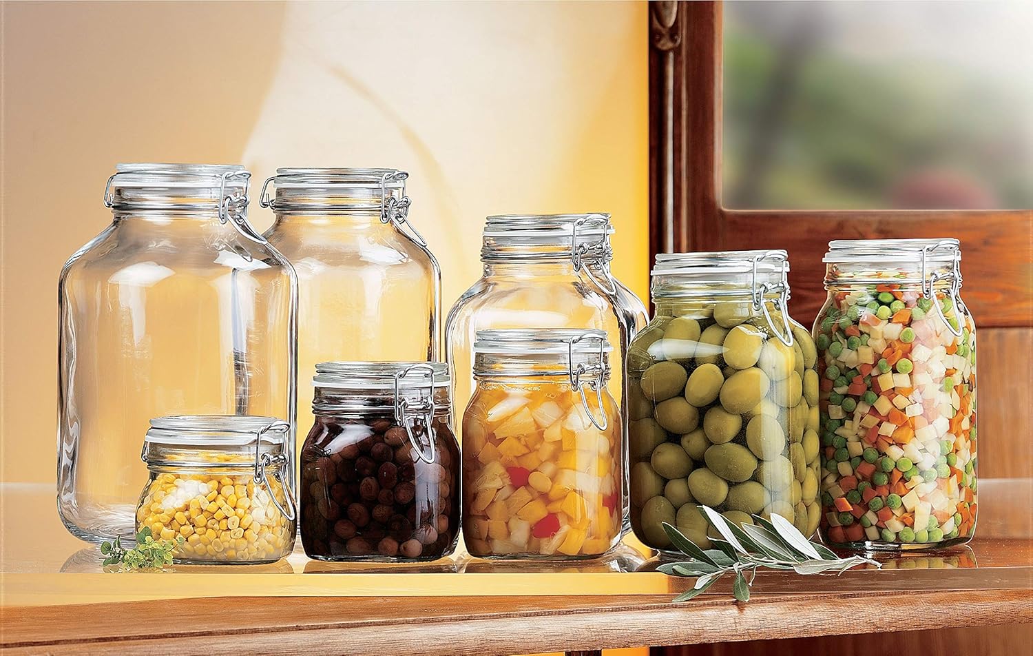 Lot de 6 Bocaux à conservation en verre, FIDO, 75 cl Bormioli Rocco - Mathon - 3