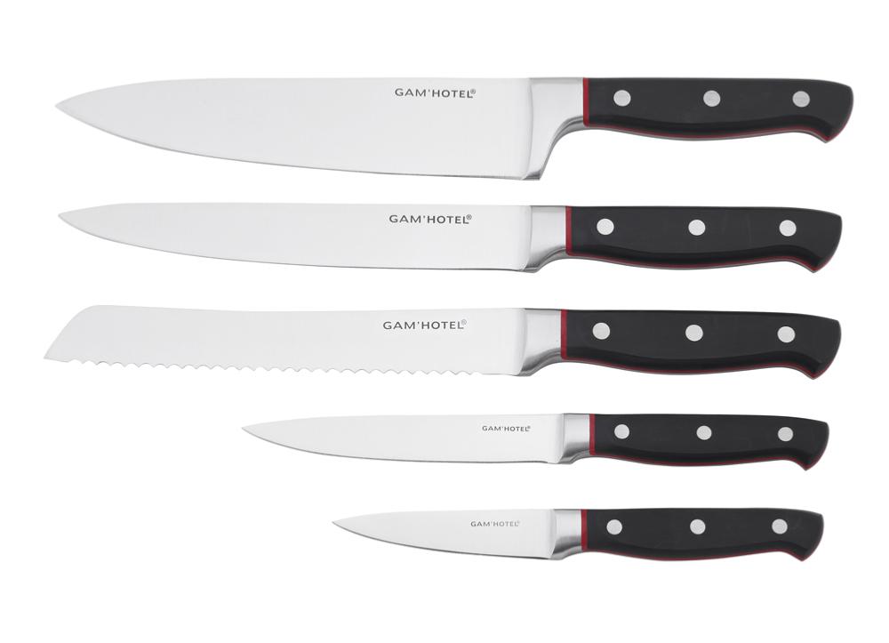 Bloc magnétique 5 couteaux Gam Hotel - Mathon - 2