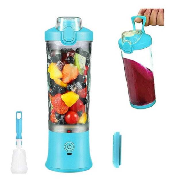 Blender électrique Smoothie 0,6L 240W avec USB-C rechargeable bleu Vendos85 - Mathon