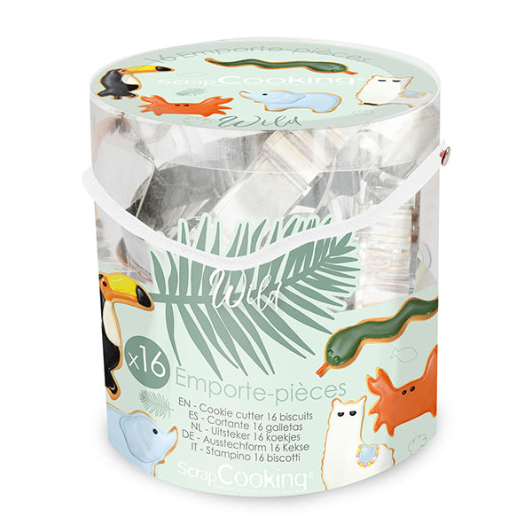 Seau 16 découpoirs Wild Scrapcooking - Mathon - 1