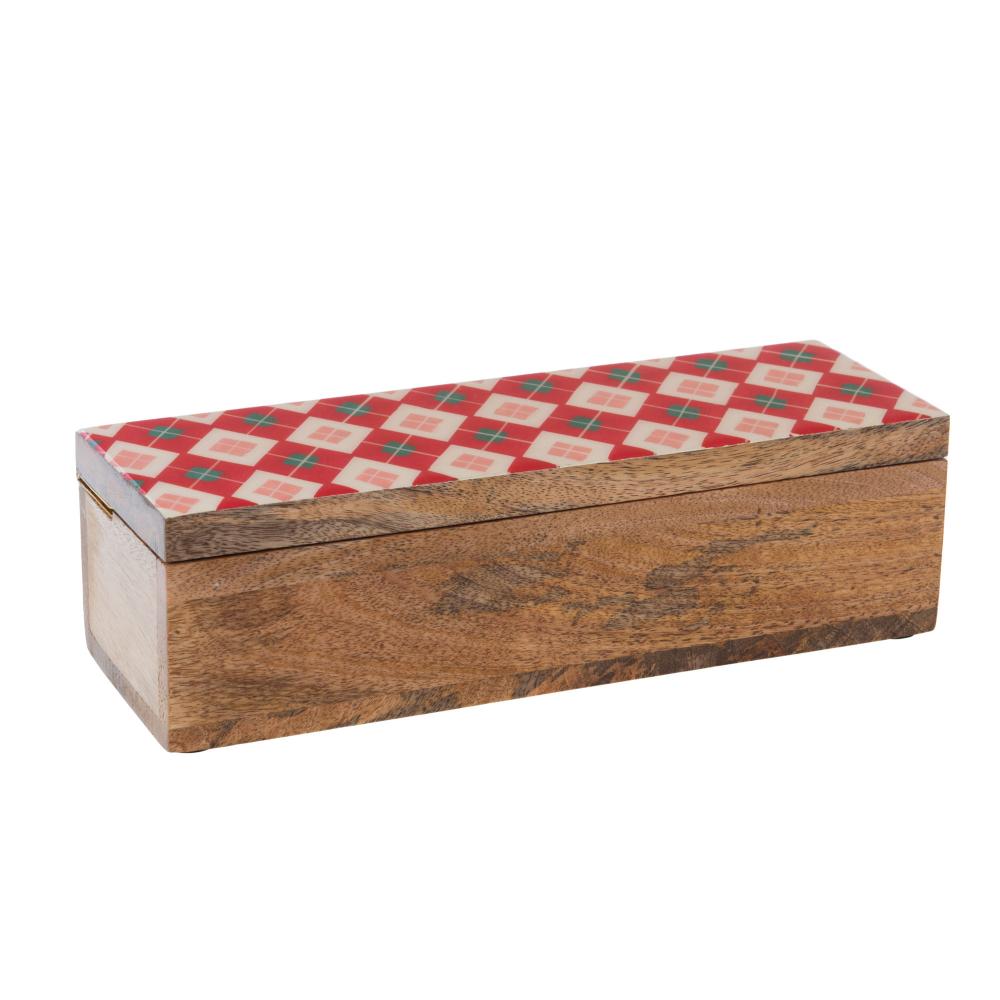 Boite à thé Santa 30x10 cm Amadeus - Mathon - 1