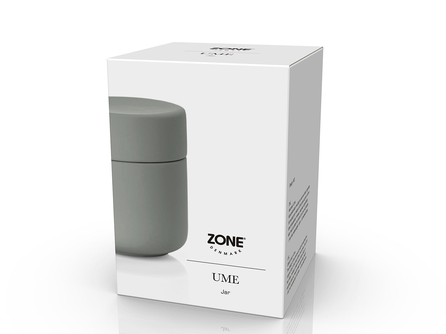 Pot avec couvercle UME en grès Taupe Zone Denmark - Mathon - 3