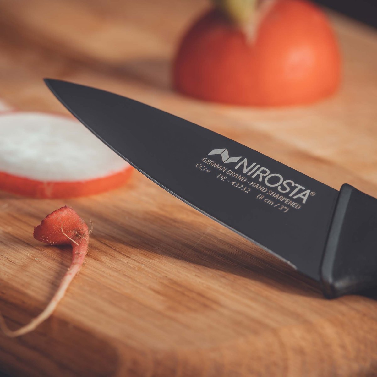 Couteau à légumes 20 cm  Black Edition Nirosta - Mathon - 5