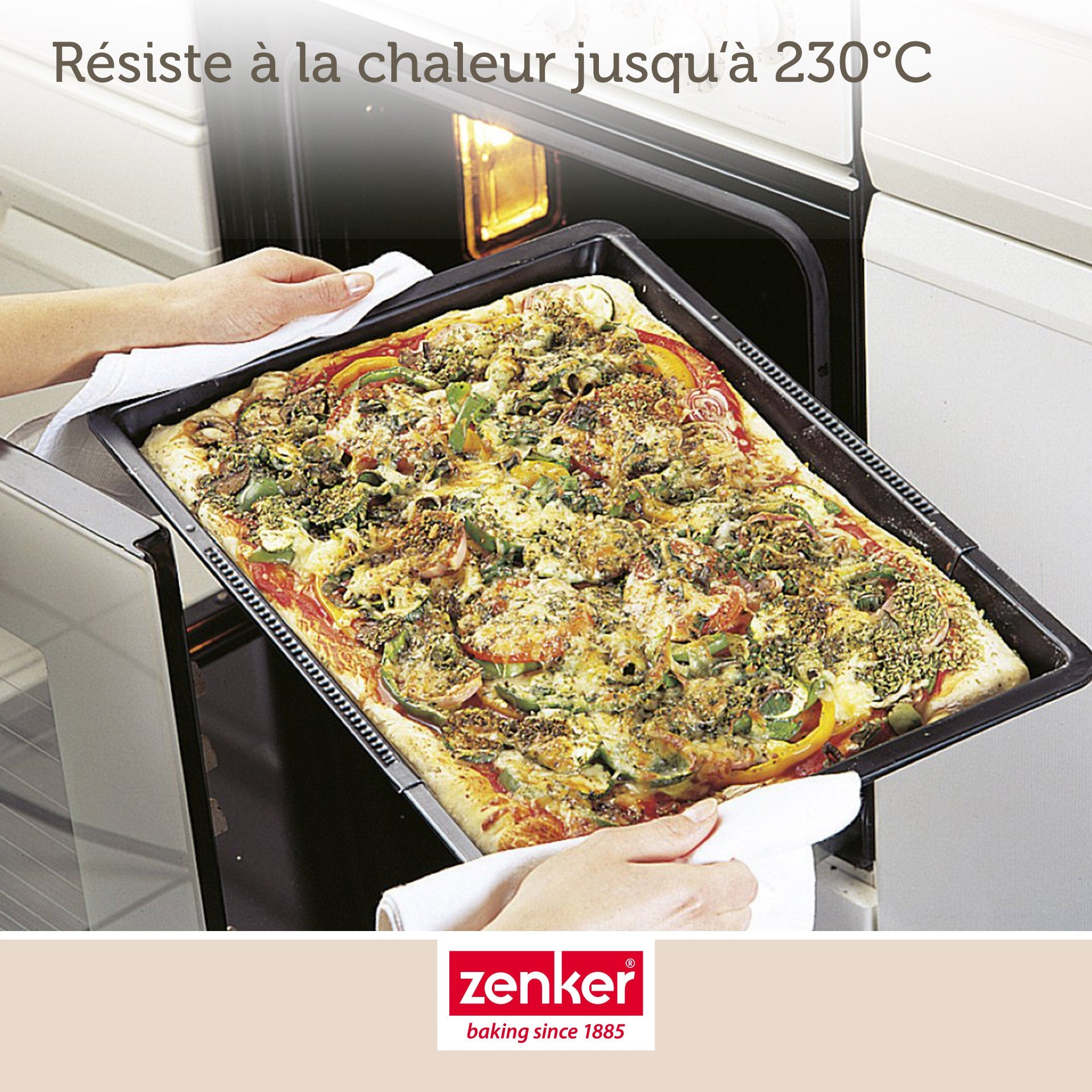 Plaque de cuisson four extensible de 37 à 52 cm Zenker Black Metallic Zenker - Mathon - 6