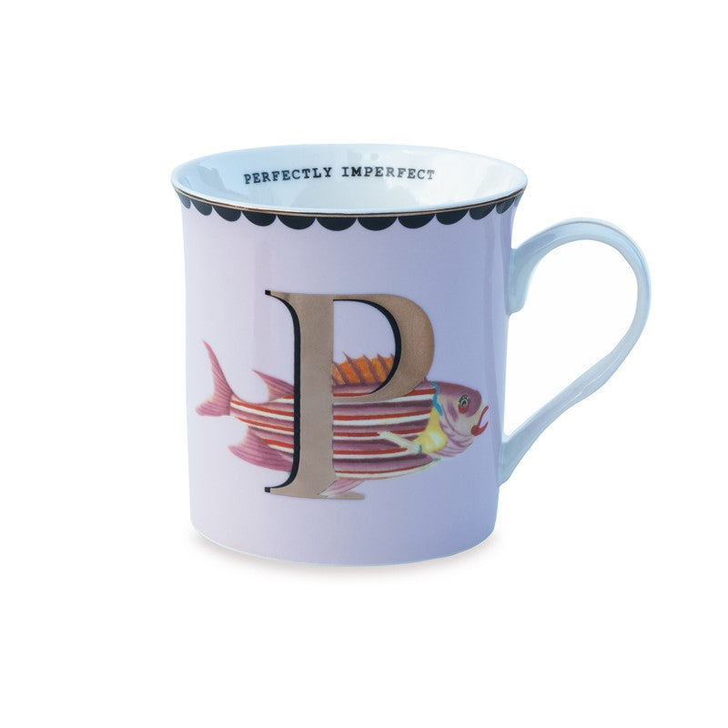 Mug Alphabet "P" for Perfectly Imperfect - Slogan Yvonne Ellen - Mathon