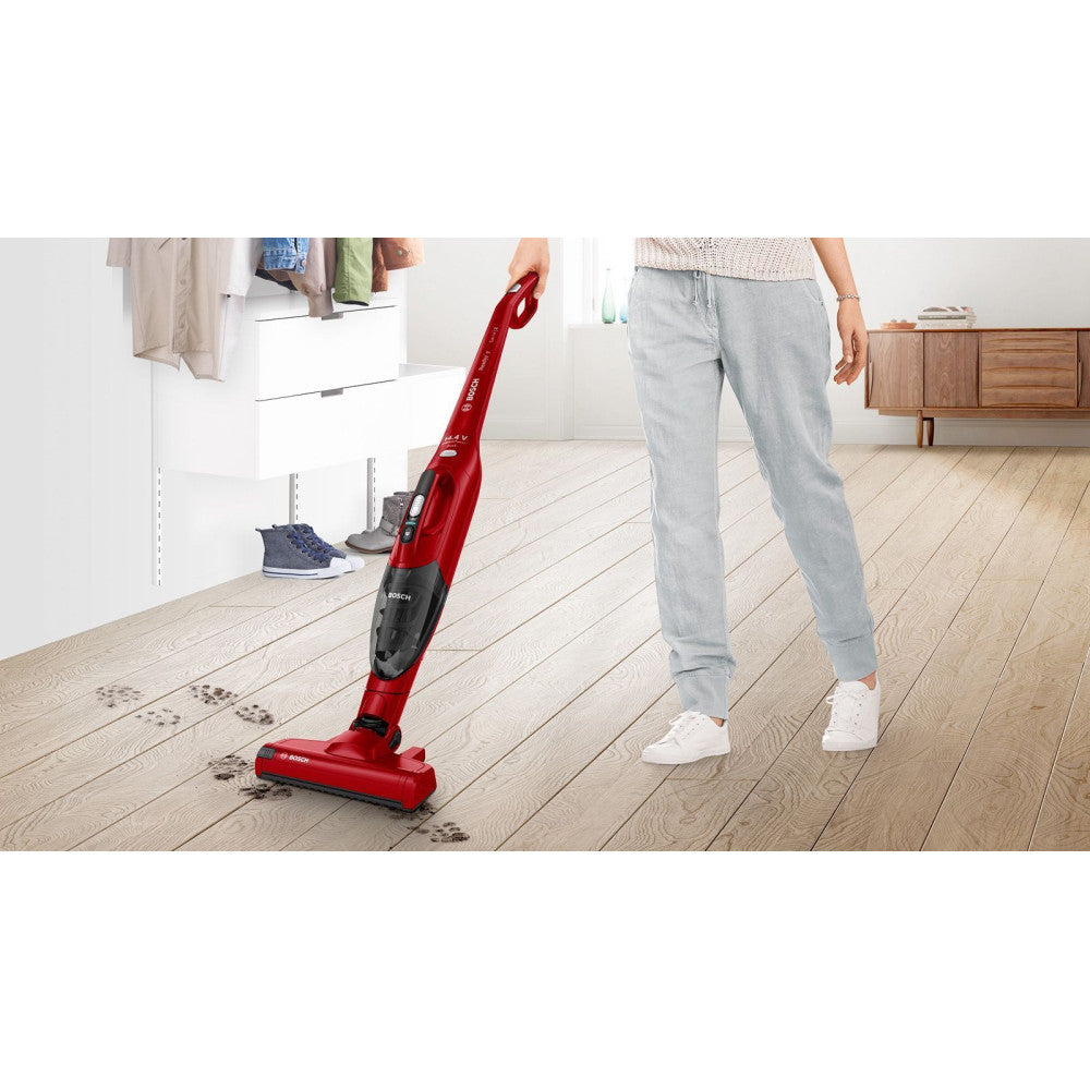Aspirateur Balai Sans Fil -   Bbhf214r - 14,4 V - 400 Ml - Aspirateur De Table Intégré - Rouge Bosch - Mathon - 6