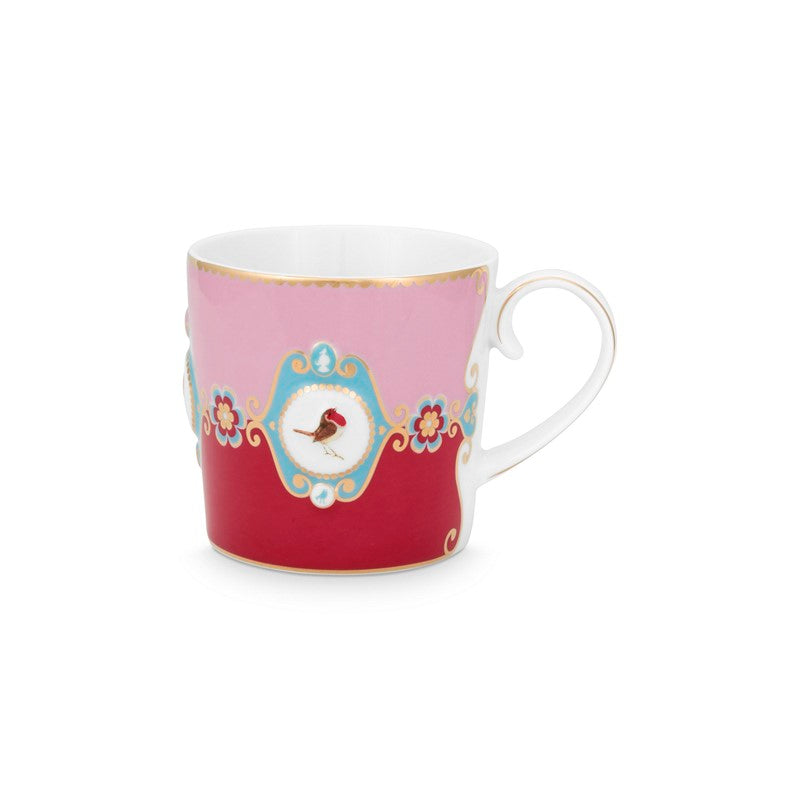 Lot de 6 Petits mugs Love Birds Rouge/Rose - 150ml Pip Studio - Mathon