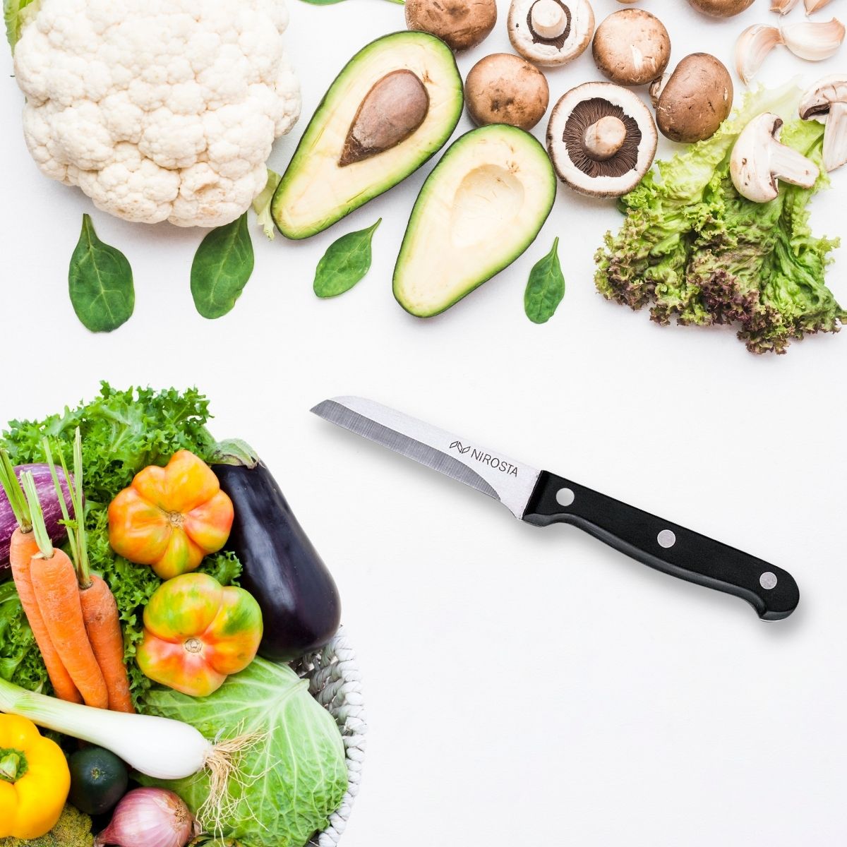 Couteau à légumes 18 cm  Mega Nirosta - Mathon - 2