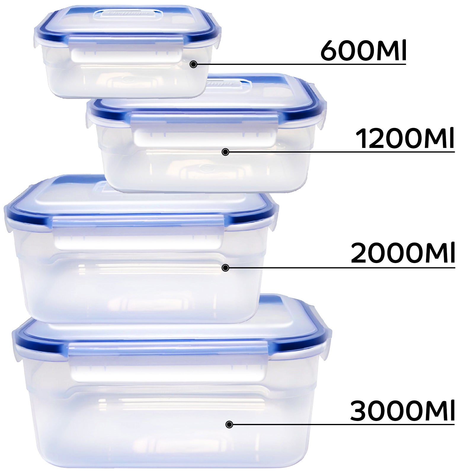 Set de 4 Boîtes de Rangement Cheffinger - Mathon - 4