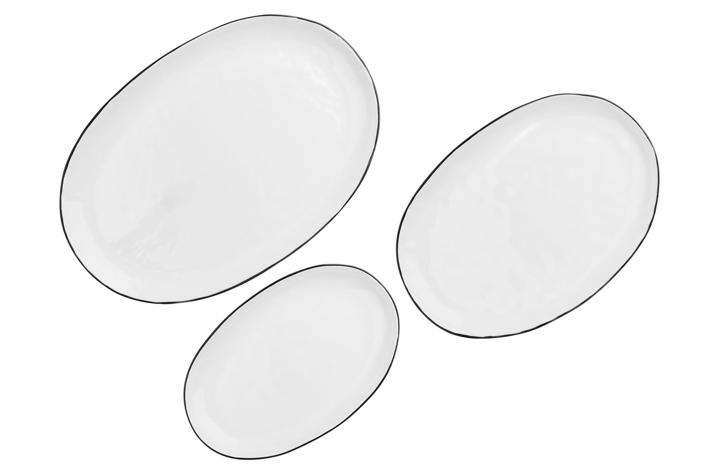 Plateau de service PURE - 3 pièces - Blanc Neige Björn - Mathon - 1