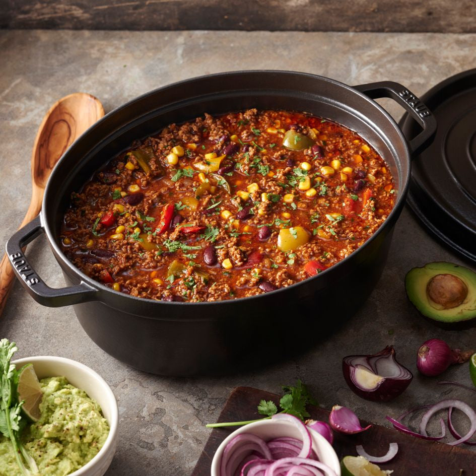 Cocotte en Fonte 37 cm, Ovale, Noir Staub - Mathon - 2