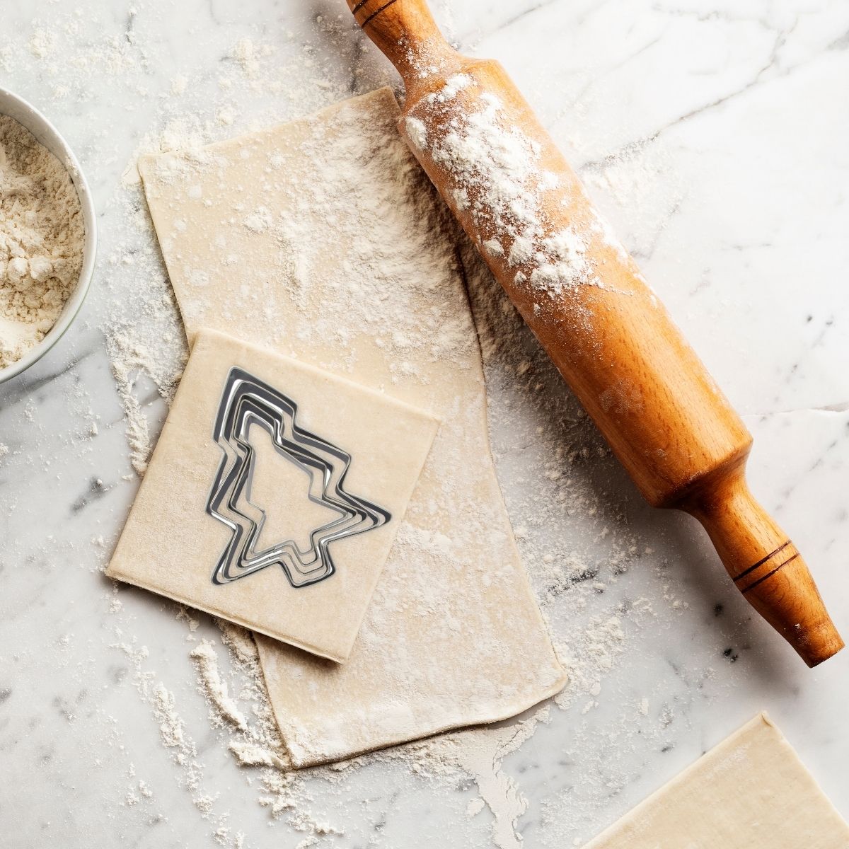 Lot de 5 emporte-pièces de Noël en forme de sapin Zenker Emporte-pièces Zenker - Mathon - 2