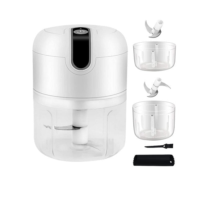 Mini Hachoir a viande Électrique 250ML & 100ML avec accessoires blanc Vendos85 - Mathon