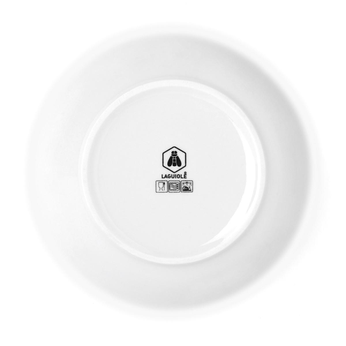 Lot de 6 assiettes creuses blanc - "Sélène" Laguiole Cuisson - Mathon - 3