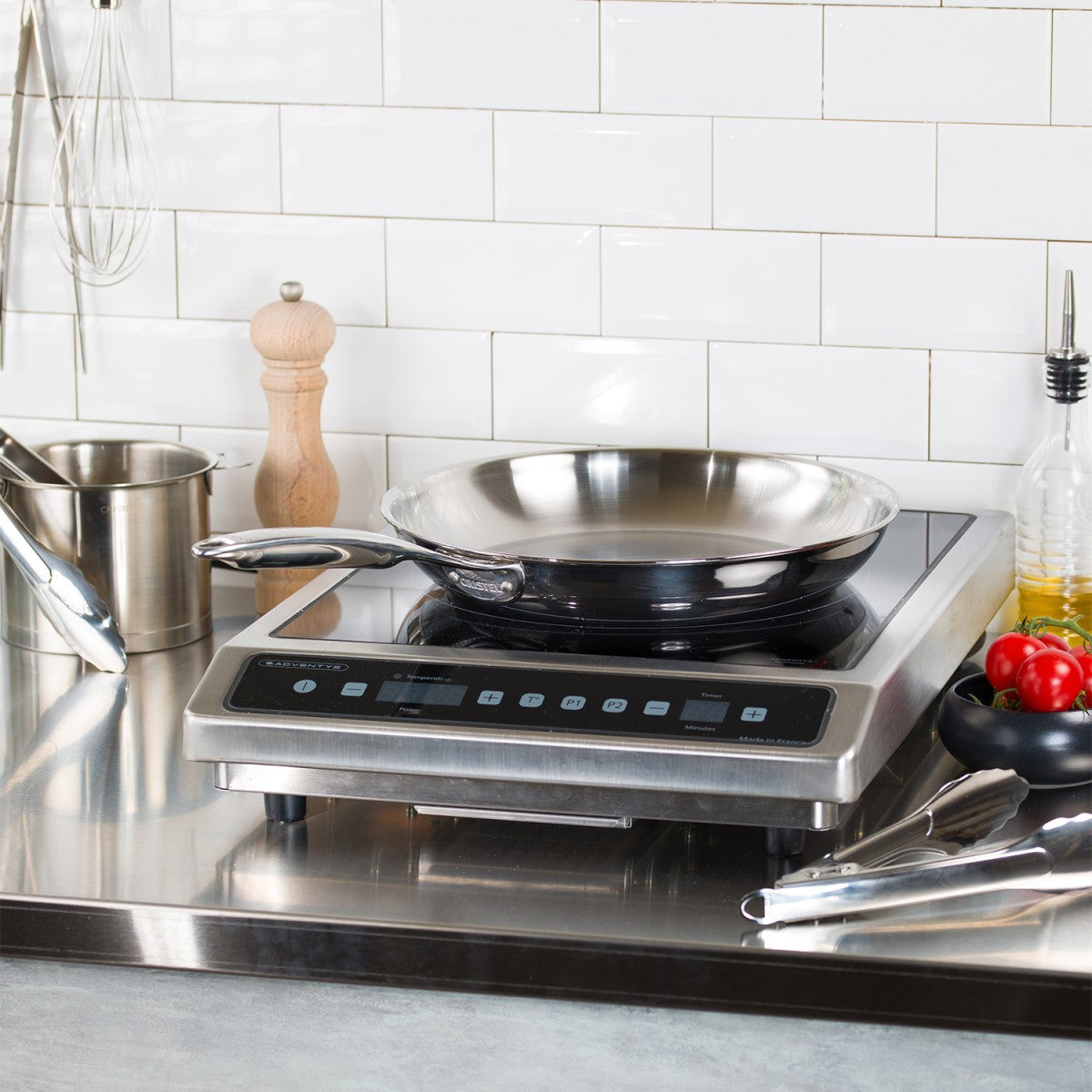 Poêle inox professionnelle Ultraply 26cm Cristel - Mathon - 2