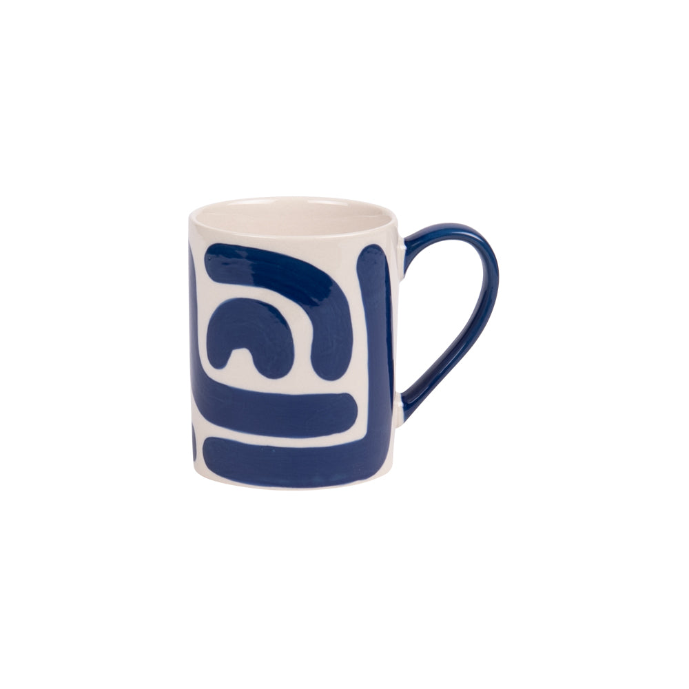 Mug Lulli bleu 25 cl (lot de 6) Table passion - Mathon