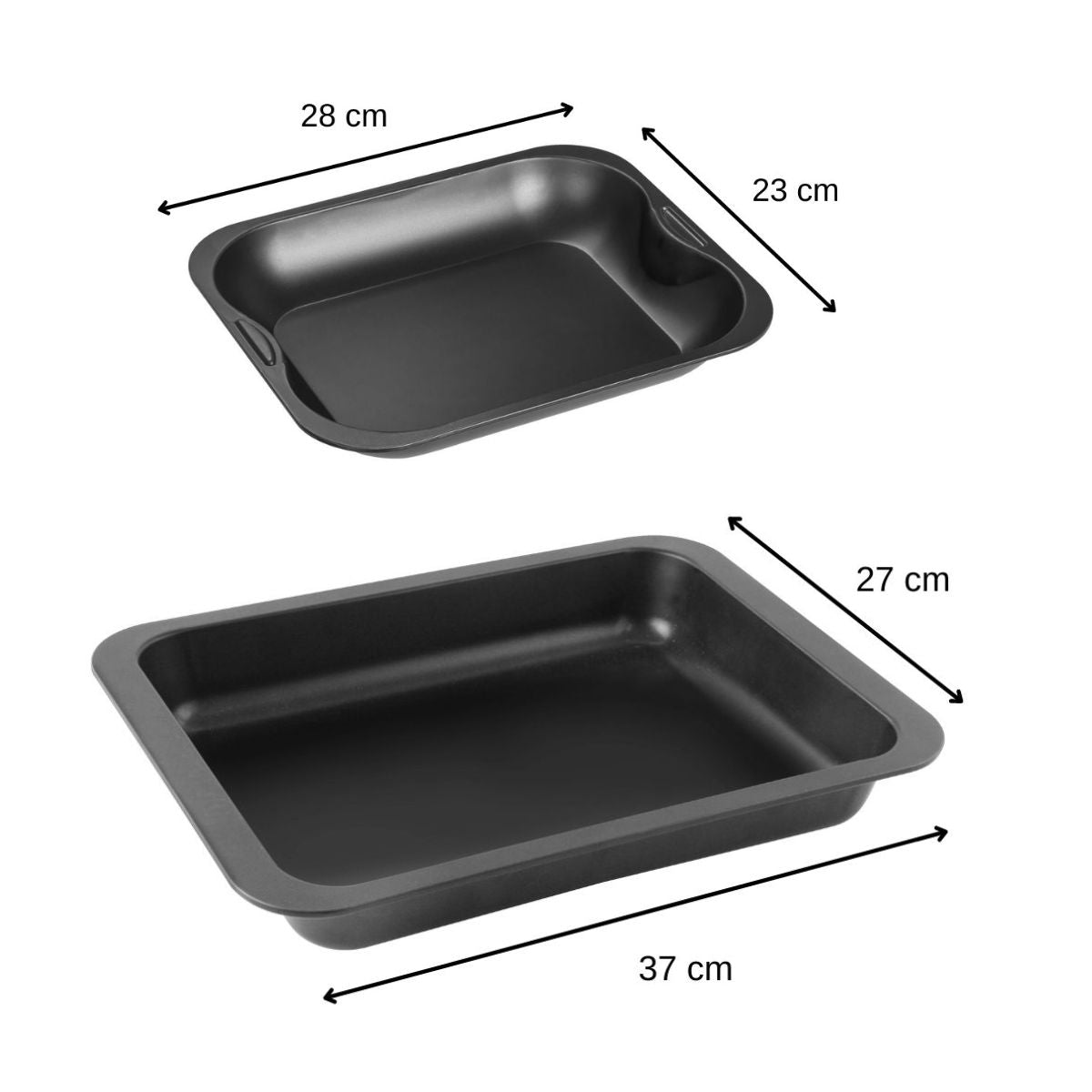Ensemble de 2 plats de cuisson four rectangulaires 37 x 27 cm et 28 x 23 cm Zenker Special Cooking Zenker - Mathon - 4