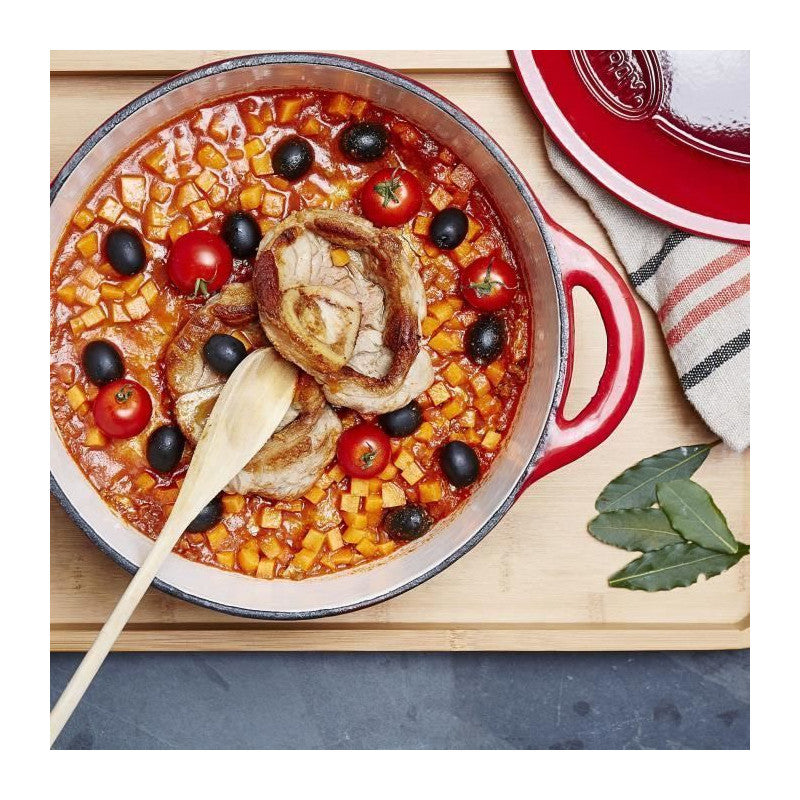 Cocotte ovale en fonte d