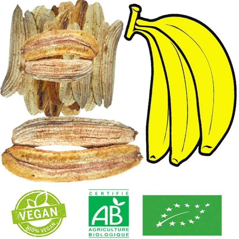 Banane séchée Biologique en lamelles 500G - Mathon - 1