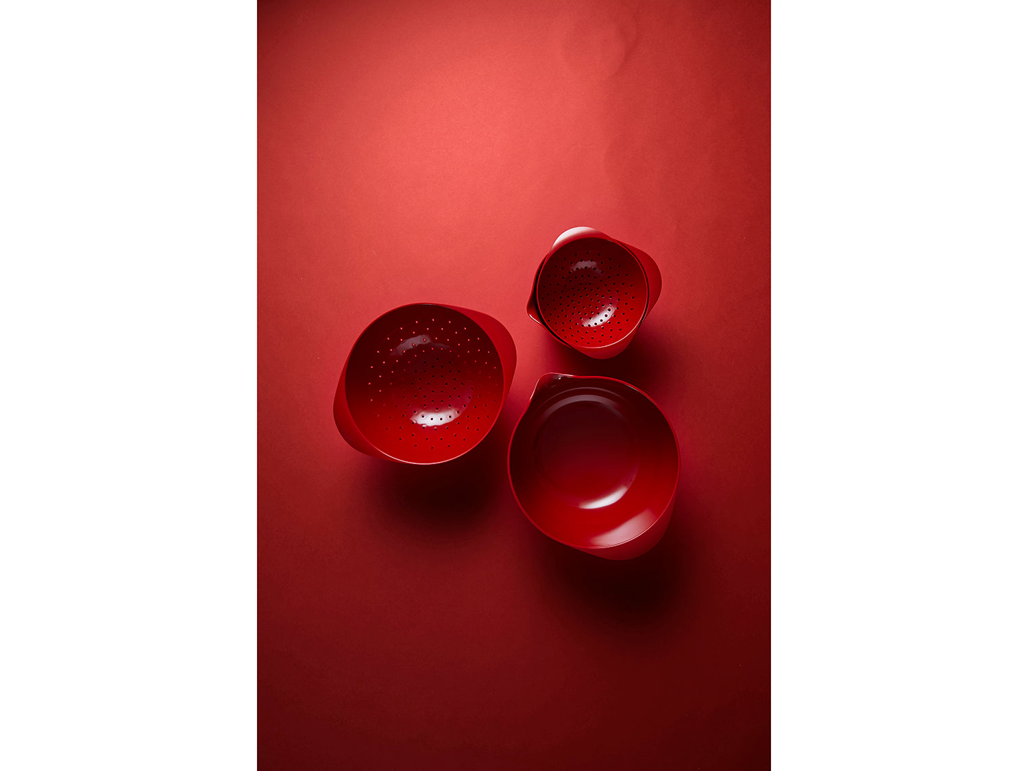 Passoire MARGRETHE Rouge Rosti - Mathon - 3