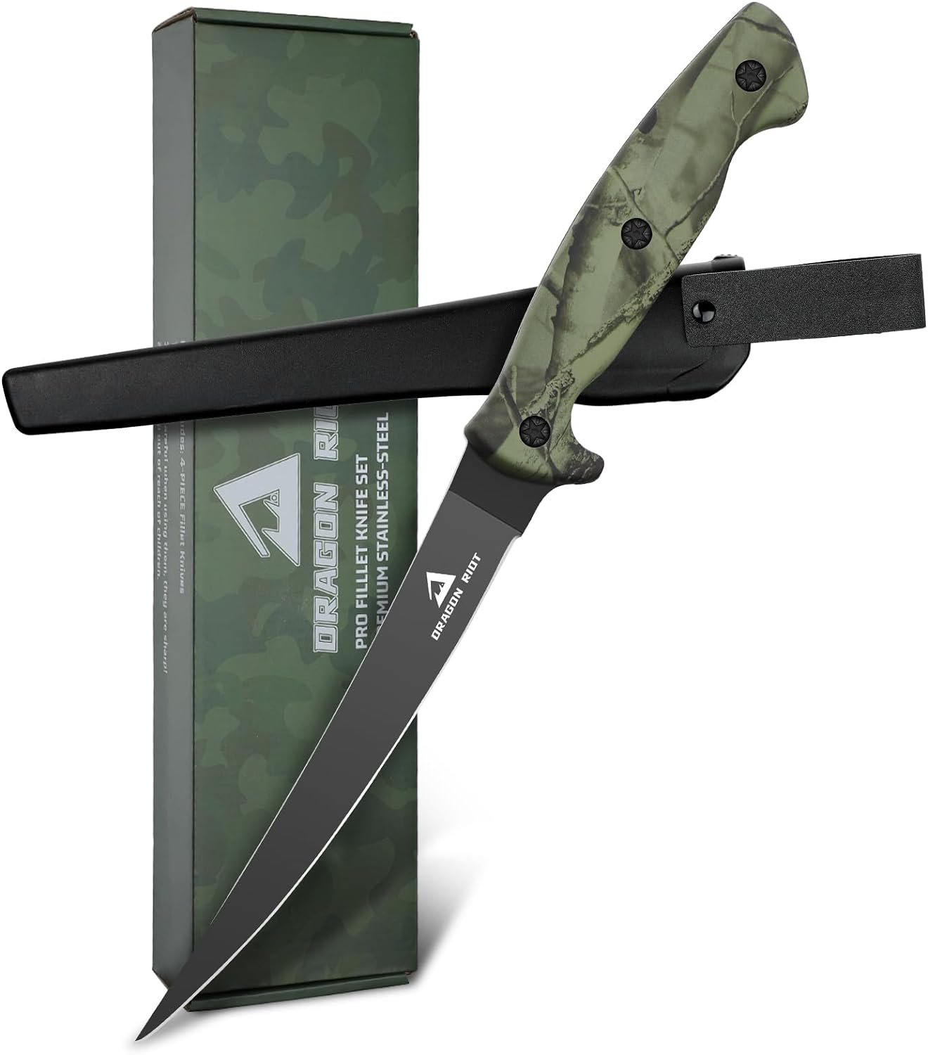 Couteau à Poisson en acier inoxydable avec Manche Antidérapant Vendos85 - Mathon