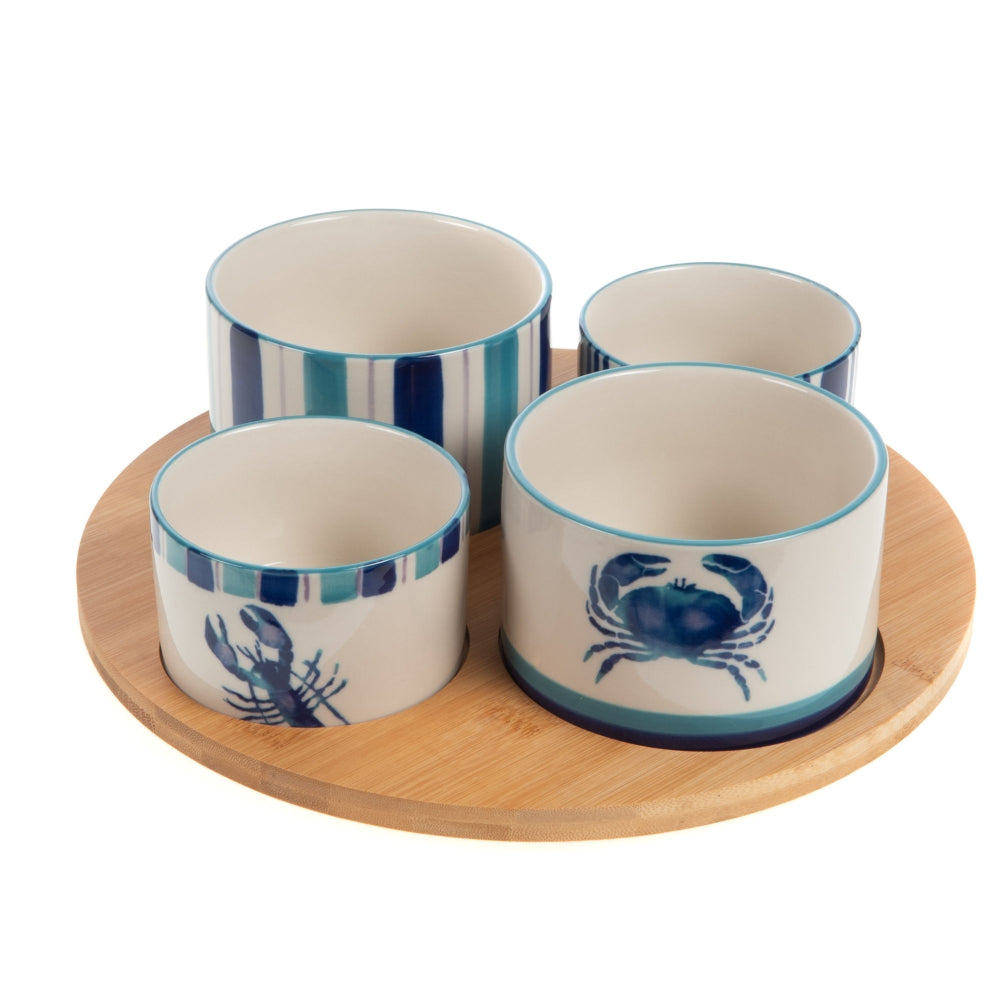 Plateau et ses 4 bols Marina Amadeus - Mathon - 1