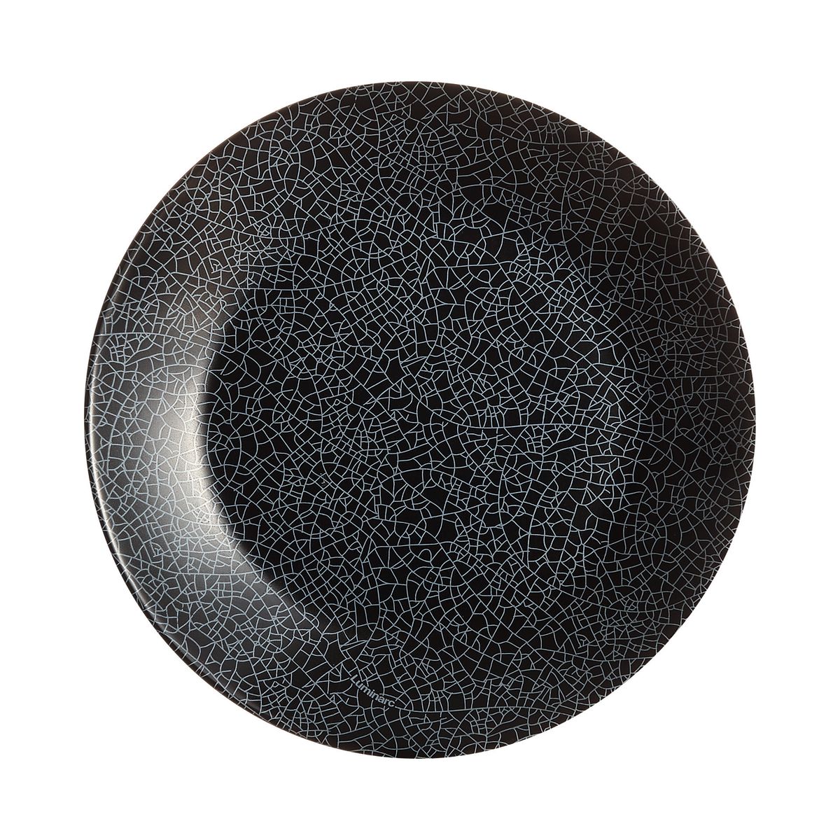 Assiette à dessert noire 18 cm Zoe Luminarc - Mathon - 1