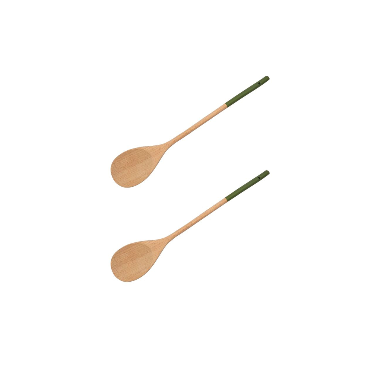 Ensemble de 2 Cuillères en bois 33 cm  Wood Edition Fackelmann - Mathon - 1