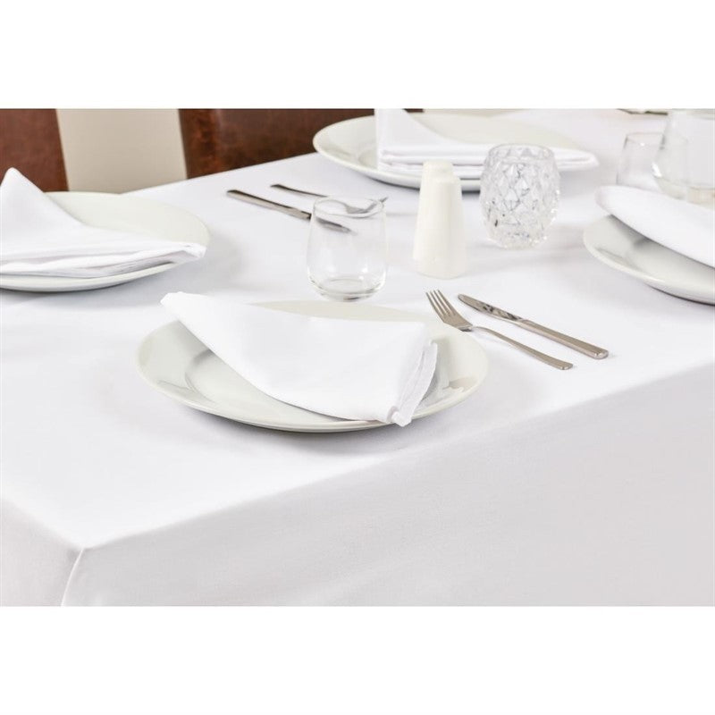 Nappe Blanche Restaurant - Carré 1150 x 1150 mm - Mitre - Mathon - 3