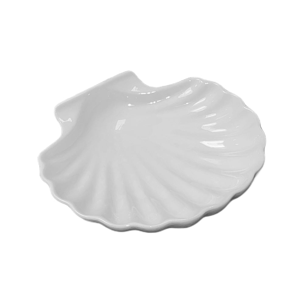 Coquille Saint Jacques 15x12 cm Porcelaine Girard - Mathon