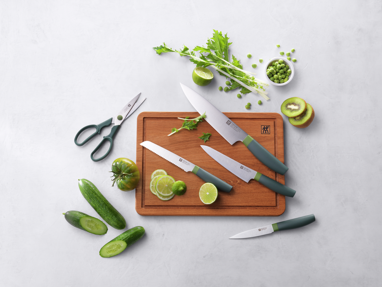 Couteau à Pain Now S 20 cm Vert Zwilling - Mathon - 2