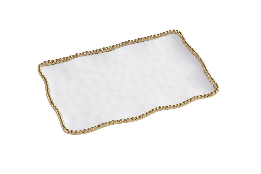 Set de 2 plats M - 36,2x20,3x2,5cm - GOLDEN SALERNO Pampa Bay - Mathon