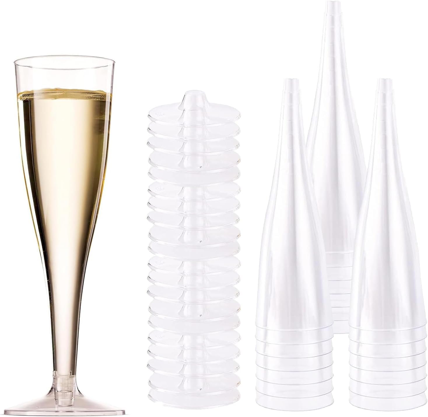 Flûtes à champagne élégantes en ABS Vendos85 - Mathon