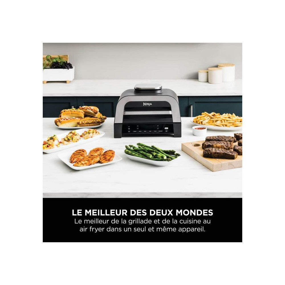 Grill & Friteuse Sans Huile - Ninja - Max 6-en-1 Dg551eu - 1760 W - 6 Modes De Cuisson - Gris Ninja - Mathon - 3
