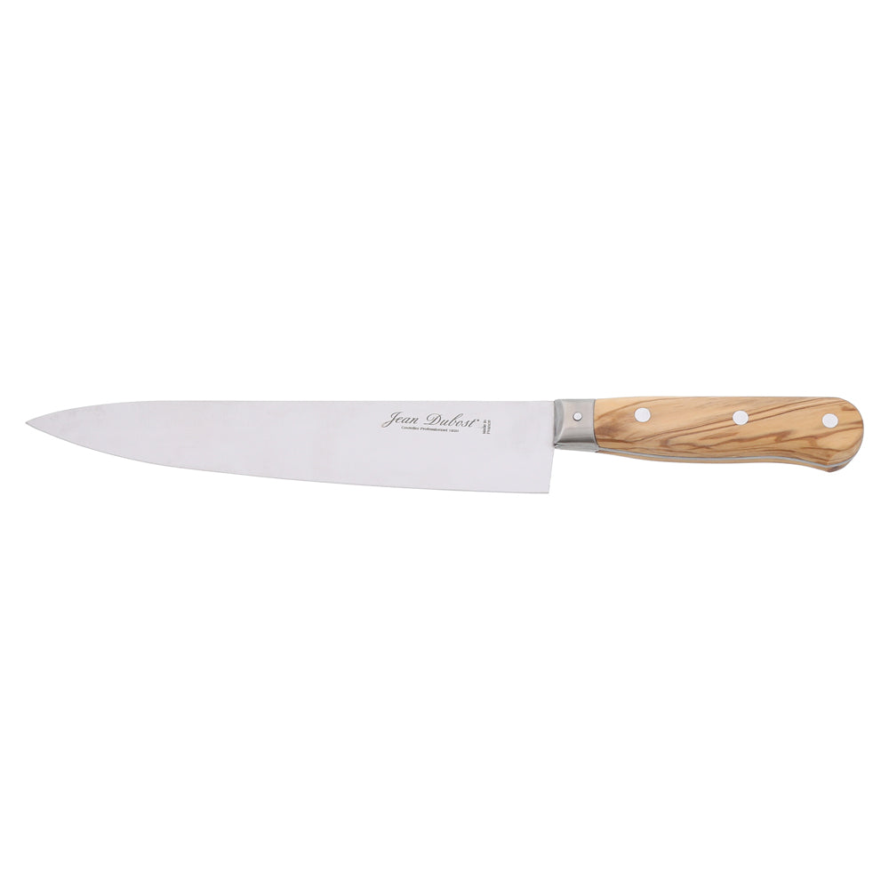 Couteau chef en olivier 20 cm Jean Dubost - Mathon - 1