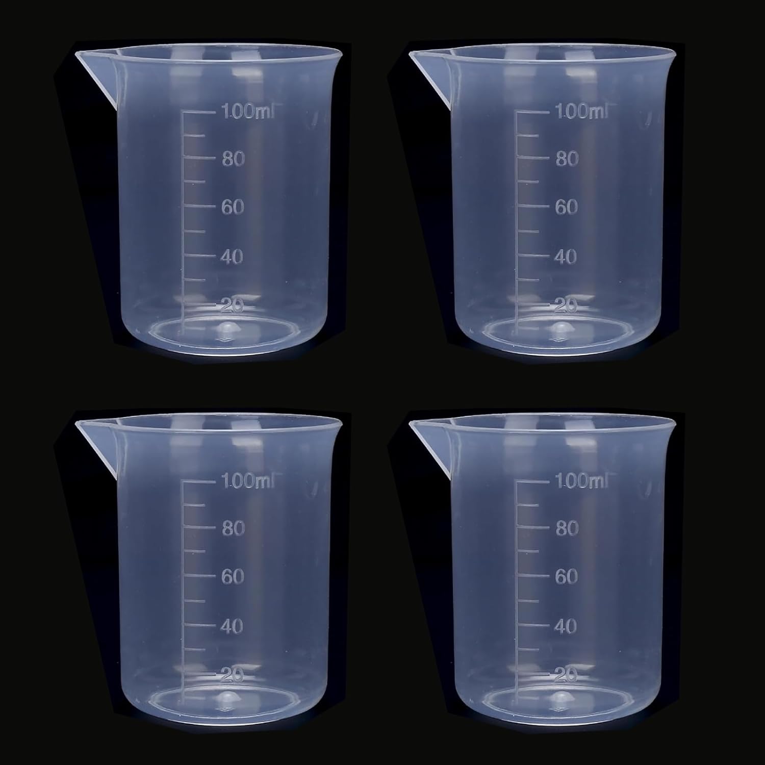 Mini verre doseur 100 ml transparent avec bec verseur Vendos85 - Mathon