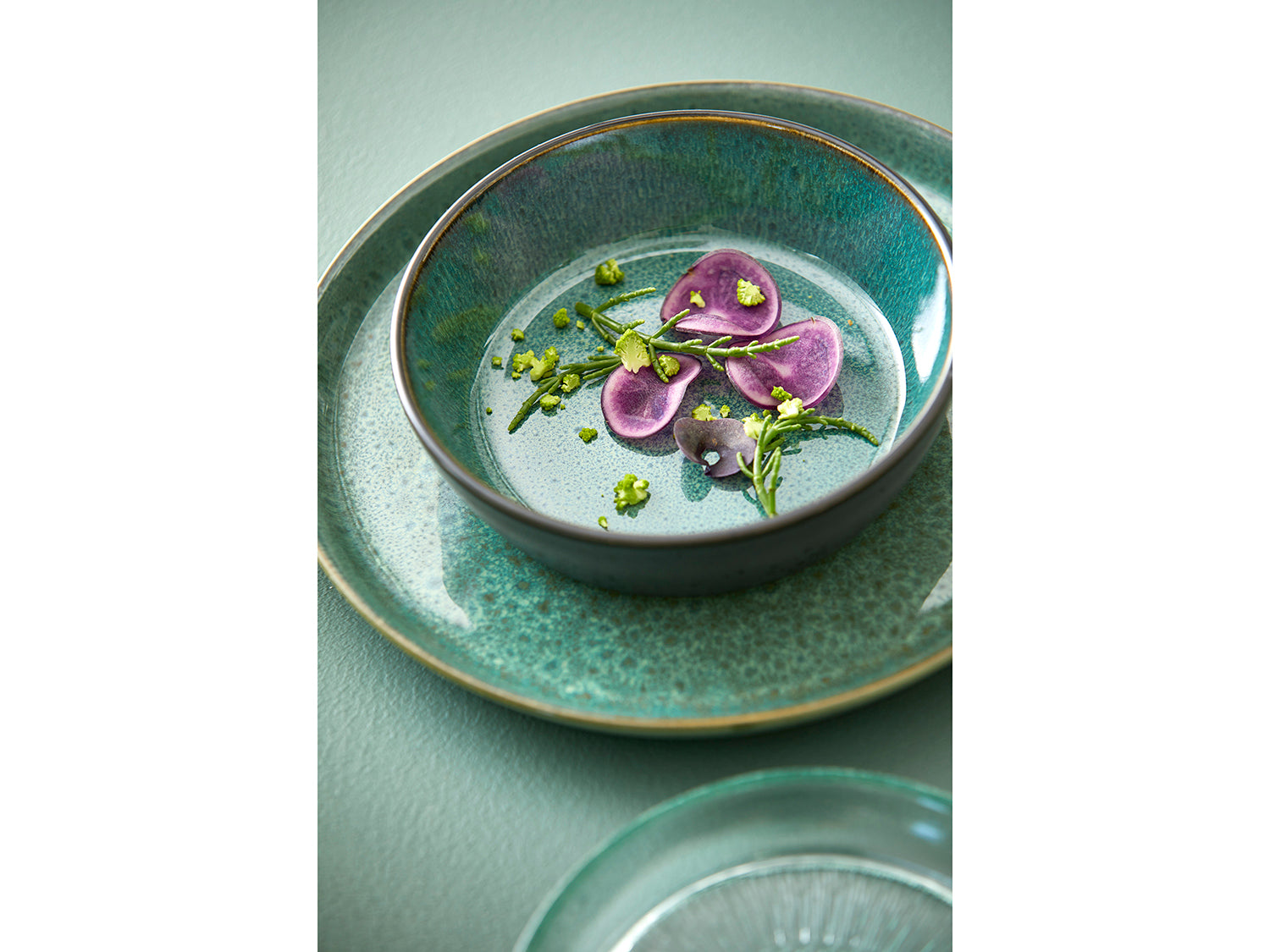 Bol à soupe GASTRO en grès Noir/Vert Bitz - Mathon - 4