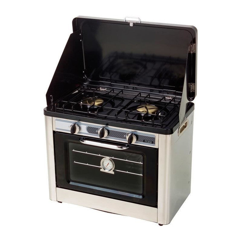 Combiné Four / Réchaud 2 Feux De Camping - Incasa - 016463 INCASA - Mathon - 2