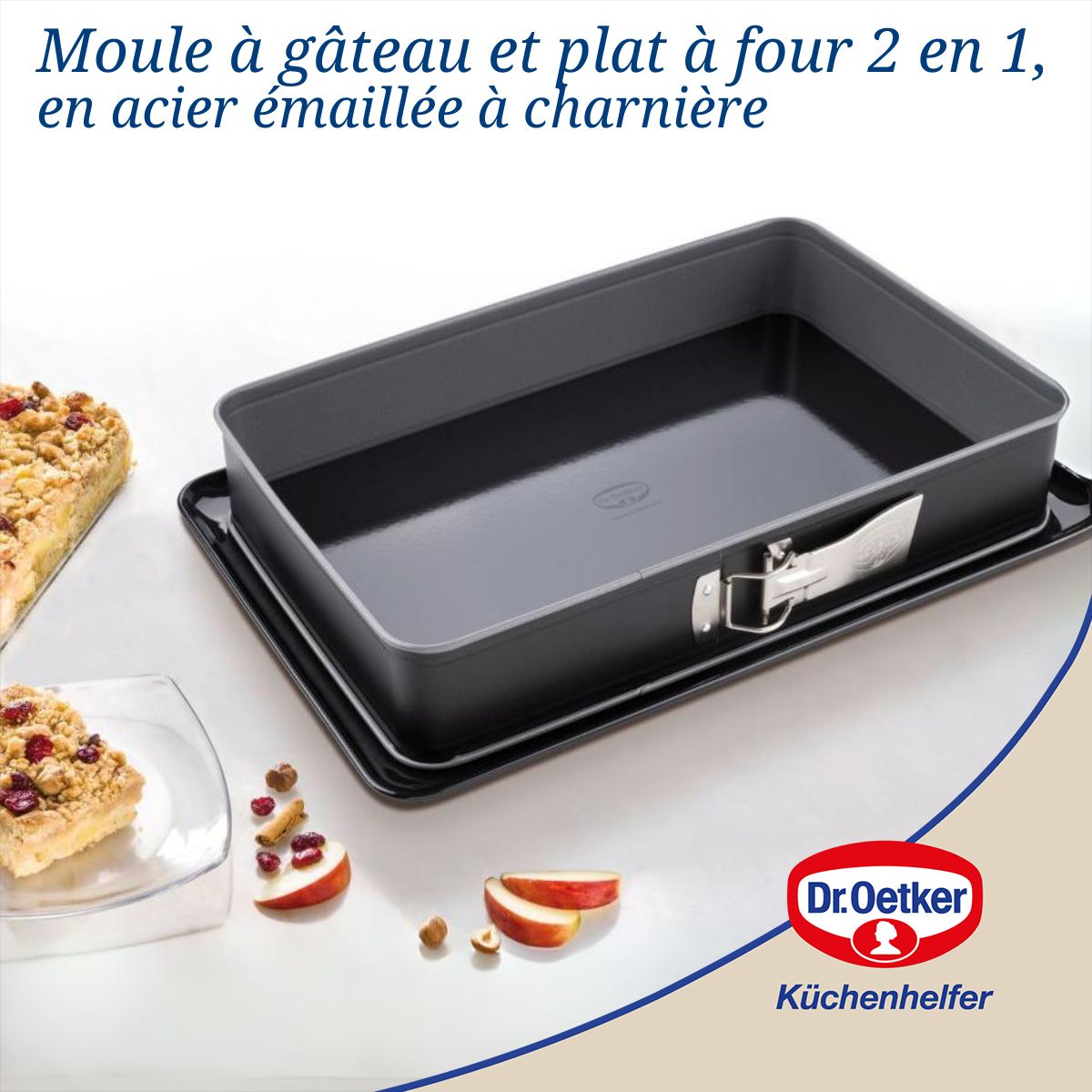 Moule à gâteau et plat four 38 x 25 x 7 cm Dr Oetker Back-Idee Kreativ Dr. Oetker - Mathon - 2