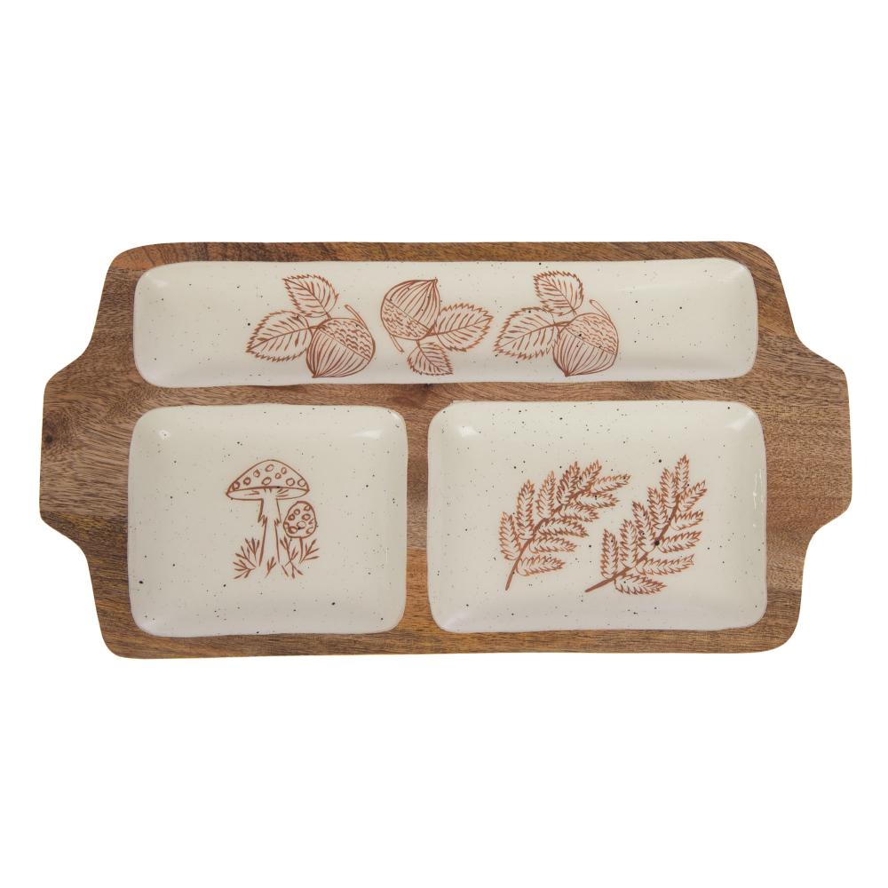 Plat Apéritif Hector 30,5 x 18,5 cm Amadeus - Mathon - 1