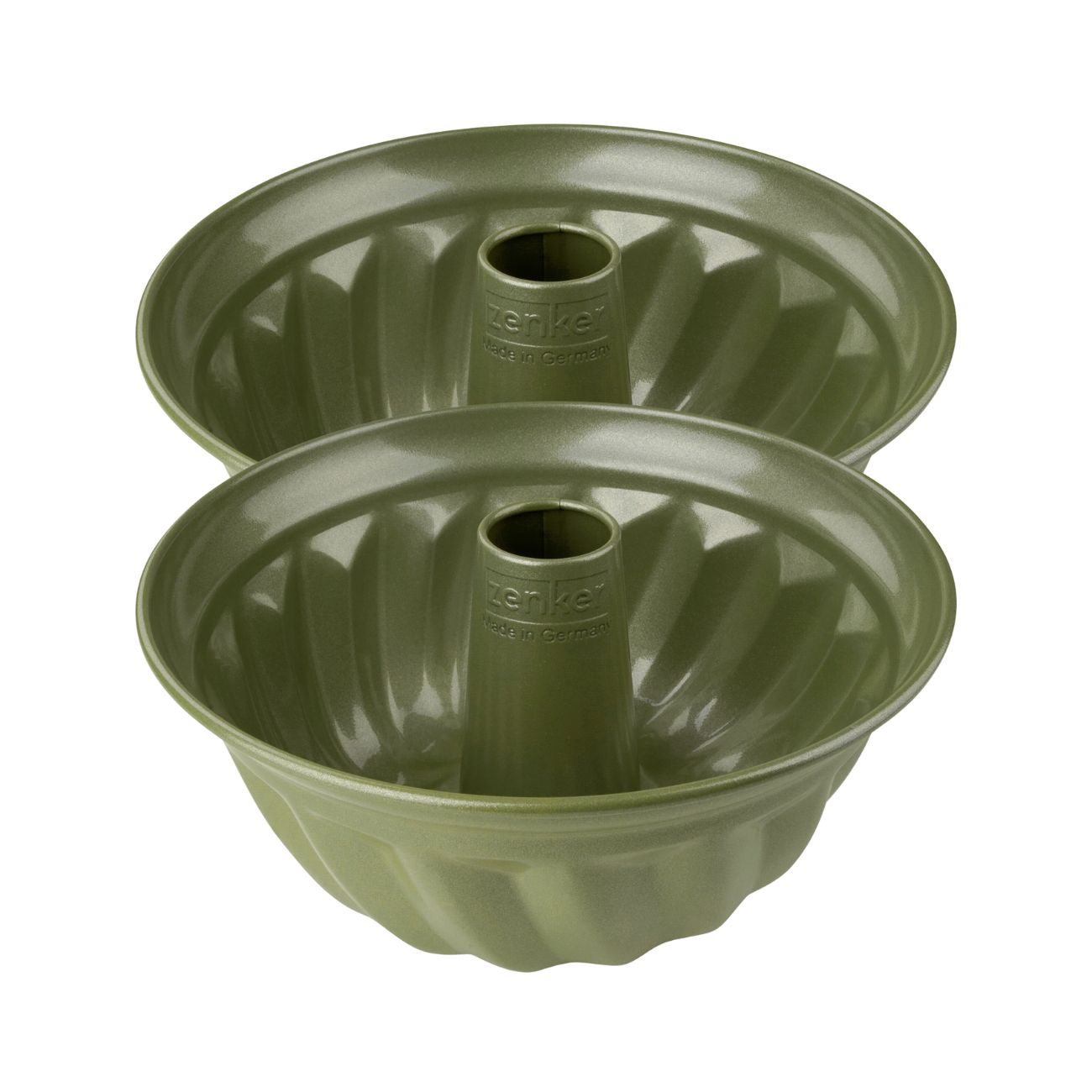 Ensemble de 2 Moules à kouglof 25 cm Zenker Green Vision Zenker - Mathon - 1