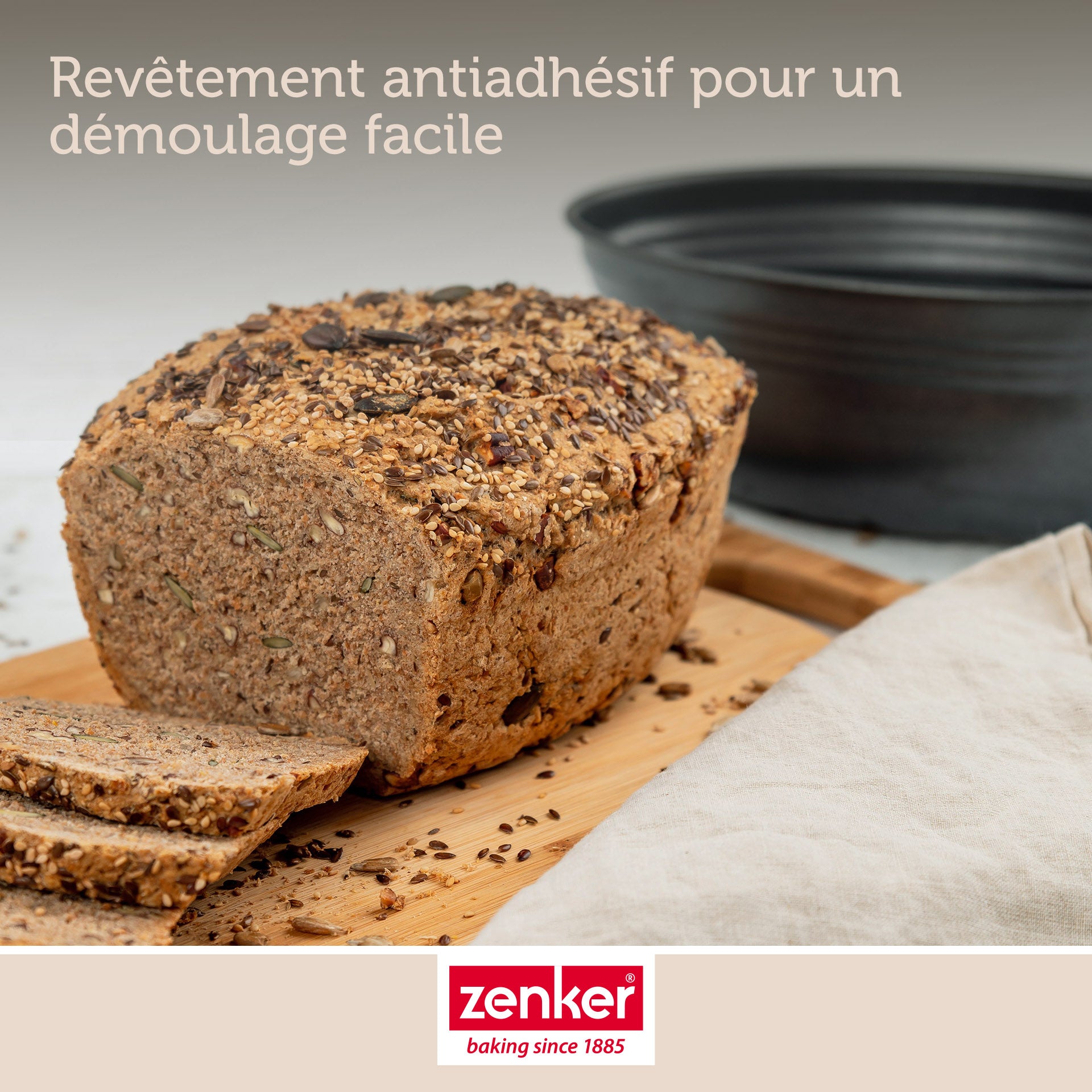 Moule à pain ovale 26 x 16 cm Zenker Black Metallic Zenker - Mathon - 7